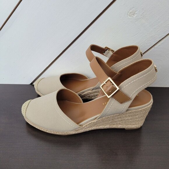 NEW Tommy Hilfiger Nilsa Espadrille Sandals Light Natural - Textile Size 10 - Picture 3 of 10